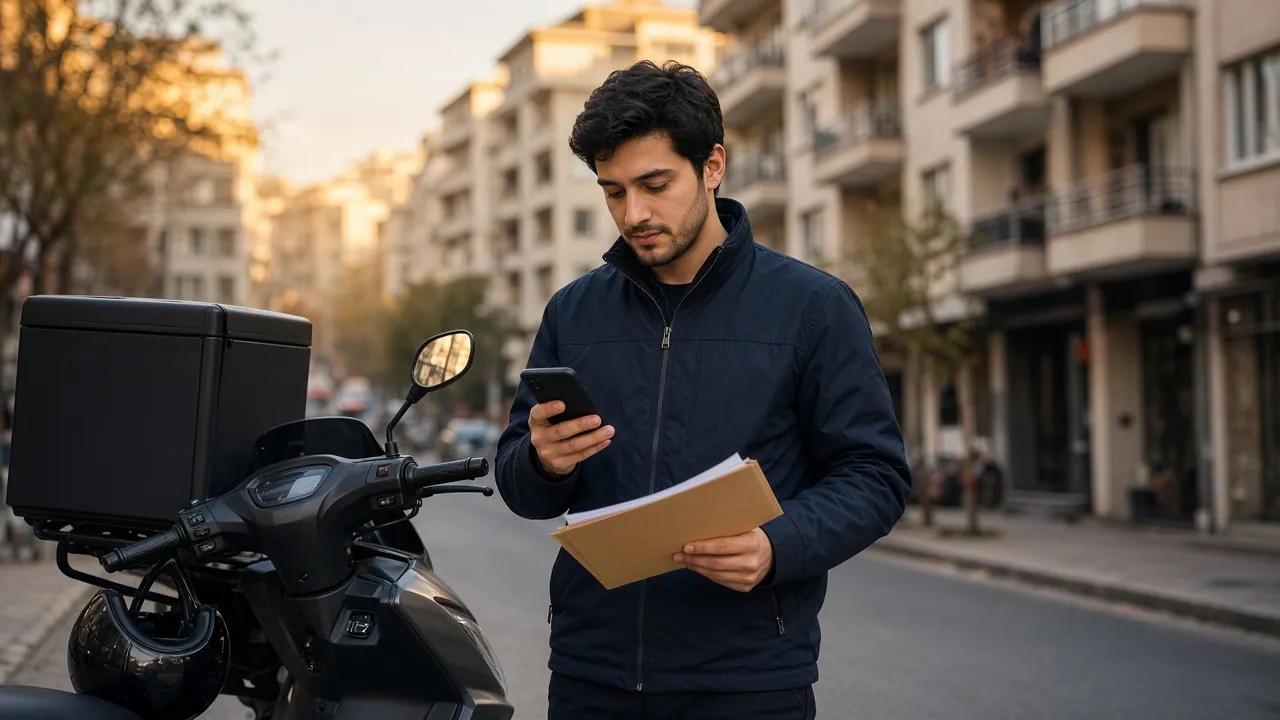 Courier opening a sole proprietorship with an accountant in Ankara